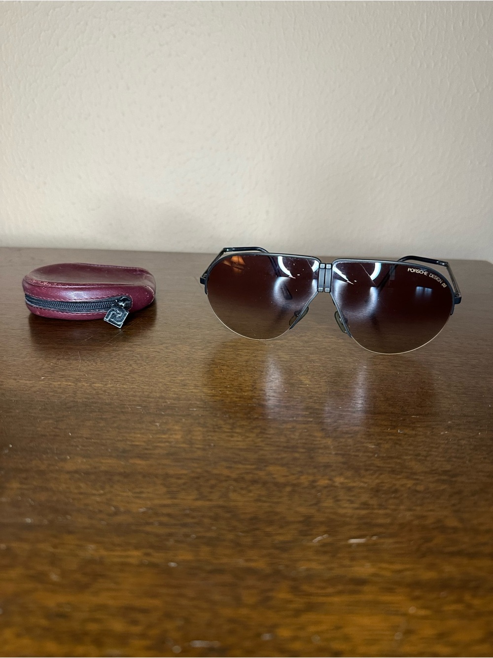 Porsche Design Aviator Carrera 5628 Brown Gradient Lenses Sunglasses